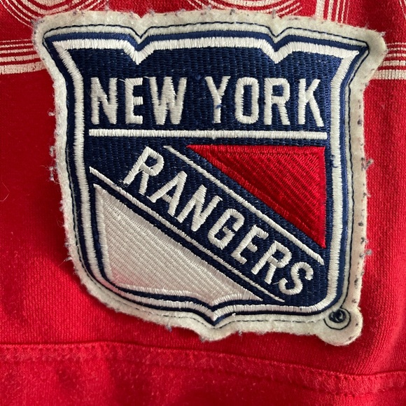 NY Rangers vintage style hooded sweatshirt - Picture 4 of 8